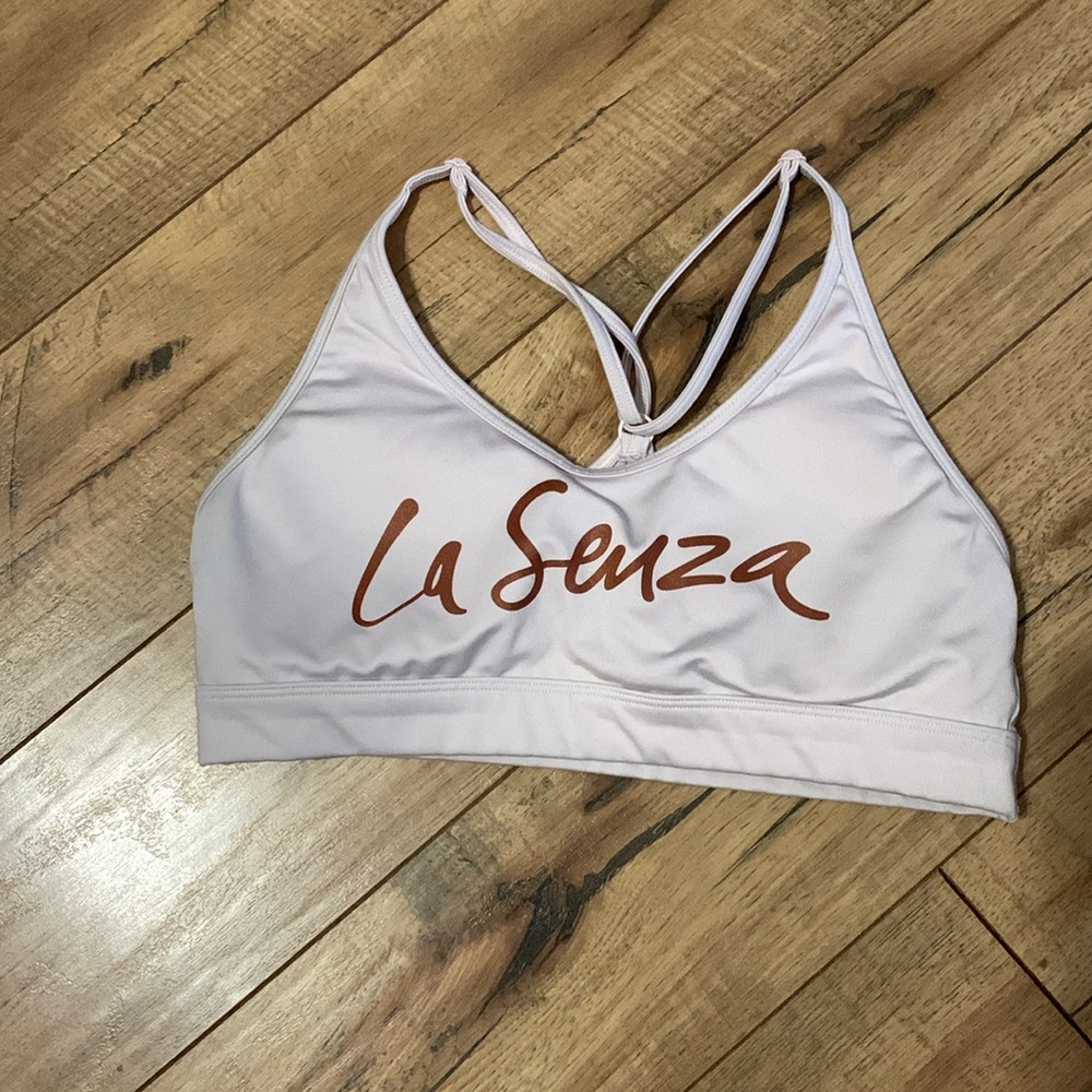 💎La Senza 💎white sport bra Med.